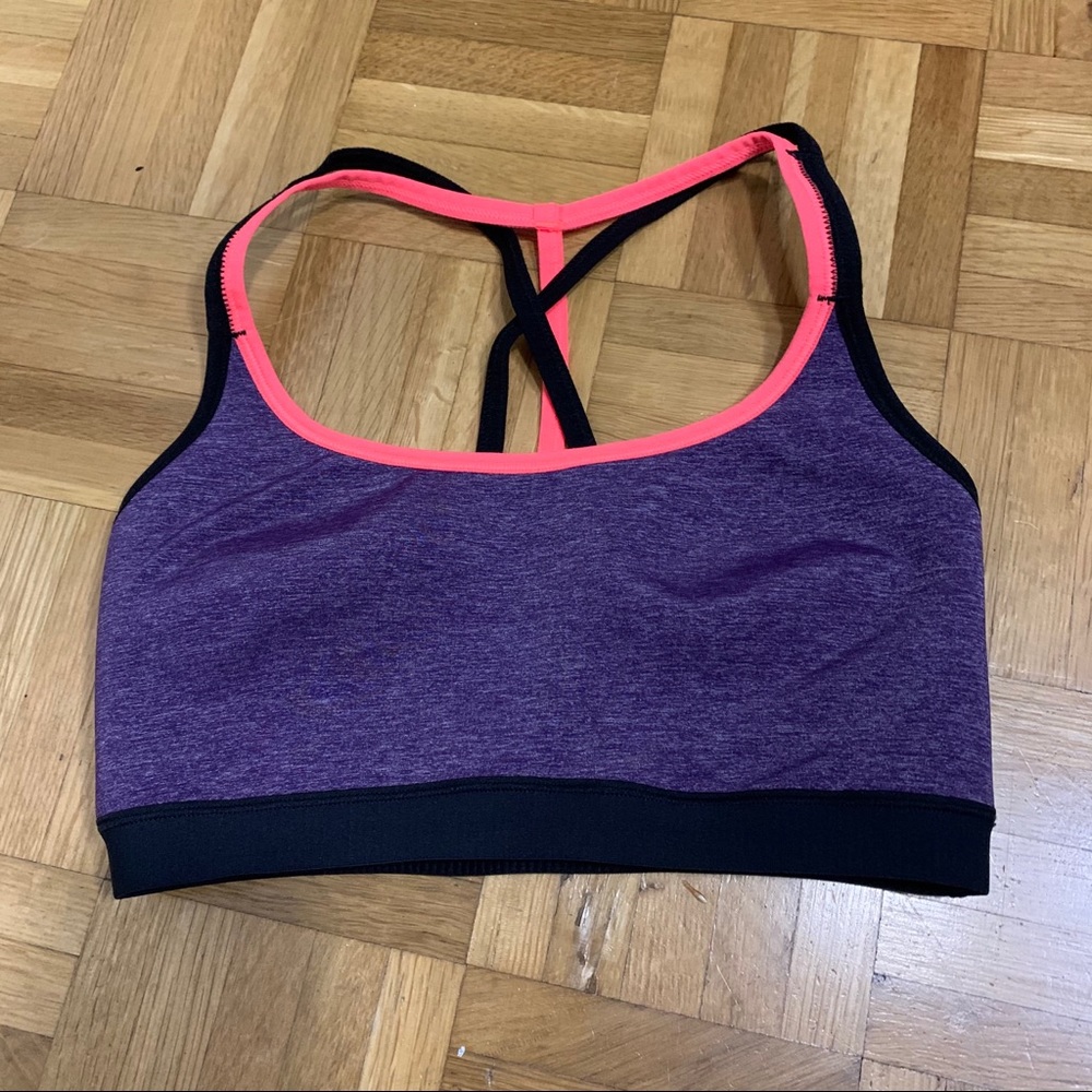 NWT Hyba Purple Lightly Lined Sports Bra